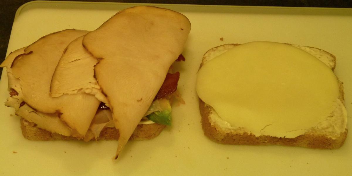 Сэндвич "Калифорния" приготовление