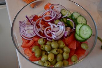 Греческий салат | Заготовка салата